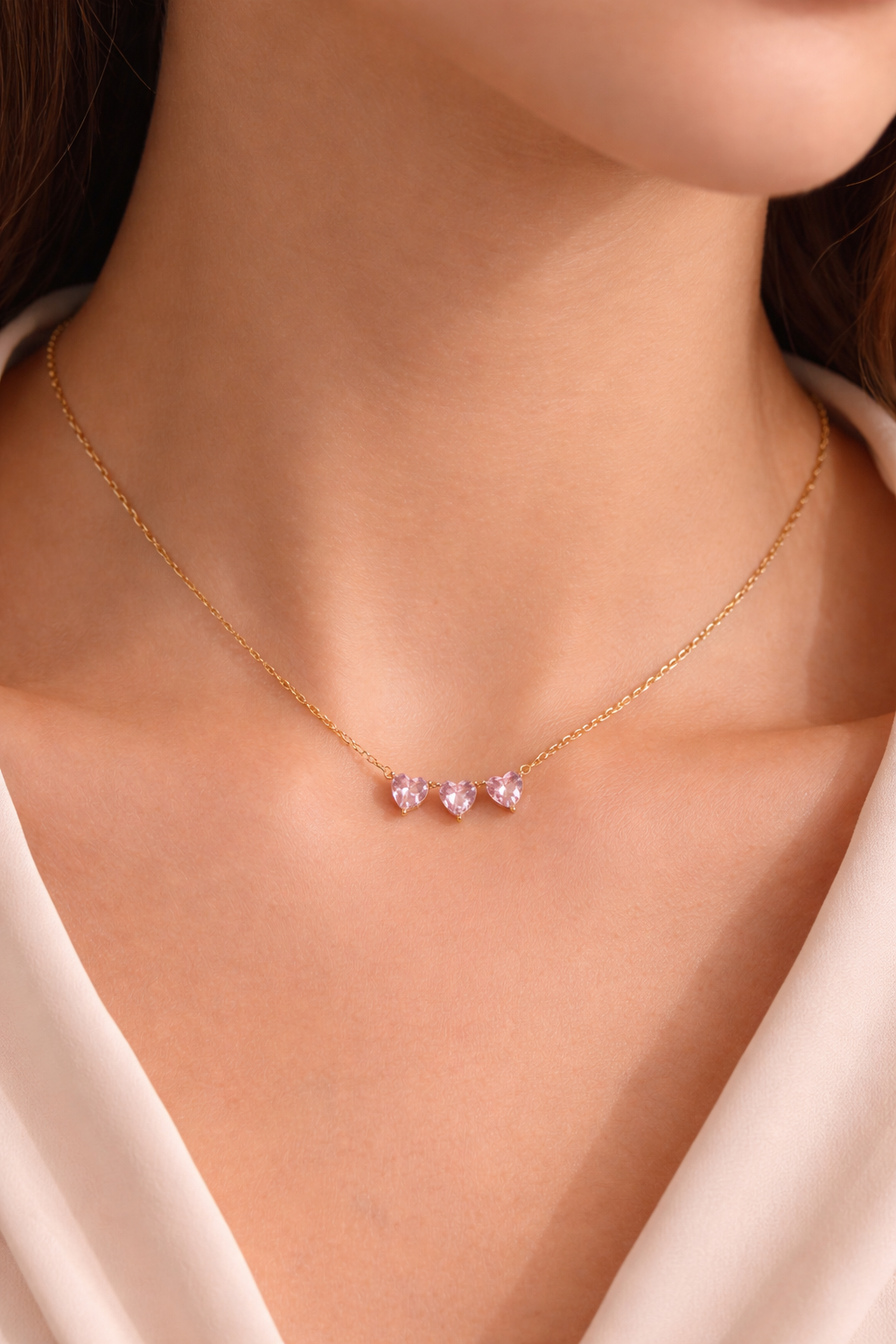 Triple heart pendant
