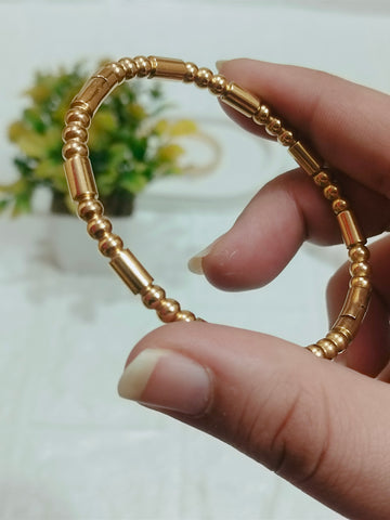 Golden Pattern Bracelet