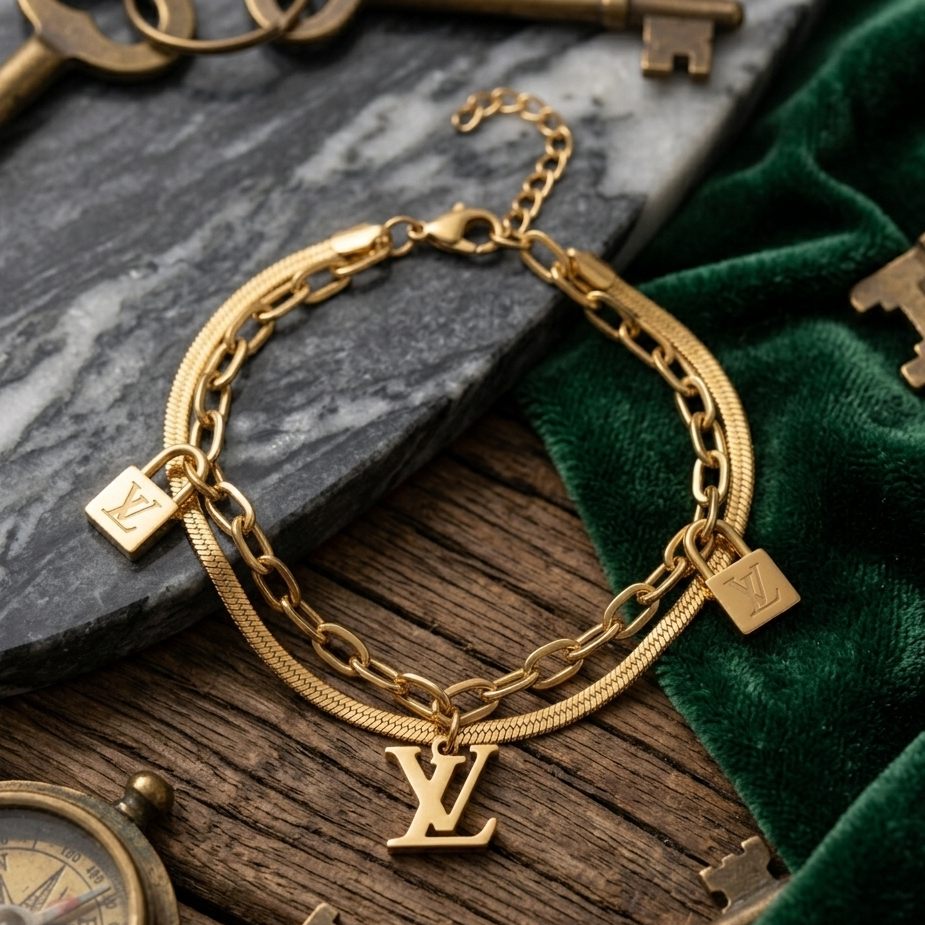 LV Double Layered Bracelet
