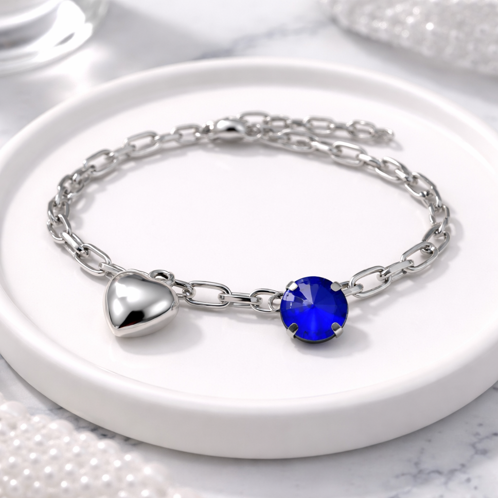 Heart Charm Bracelet