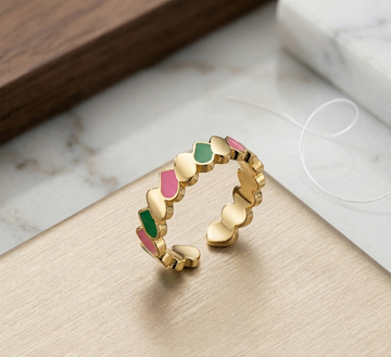 Love Band Adjustable Ring