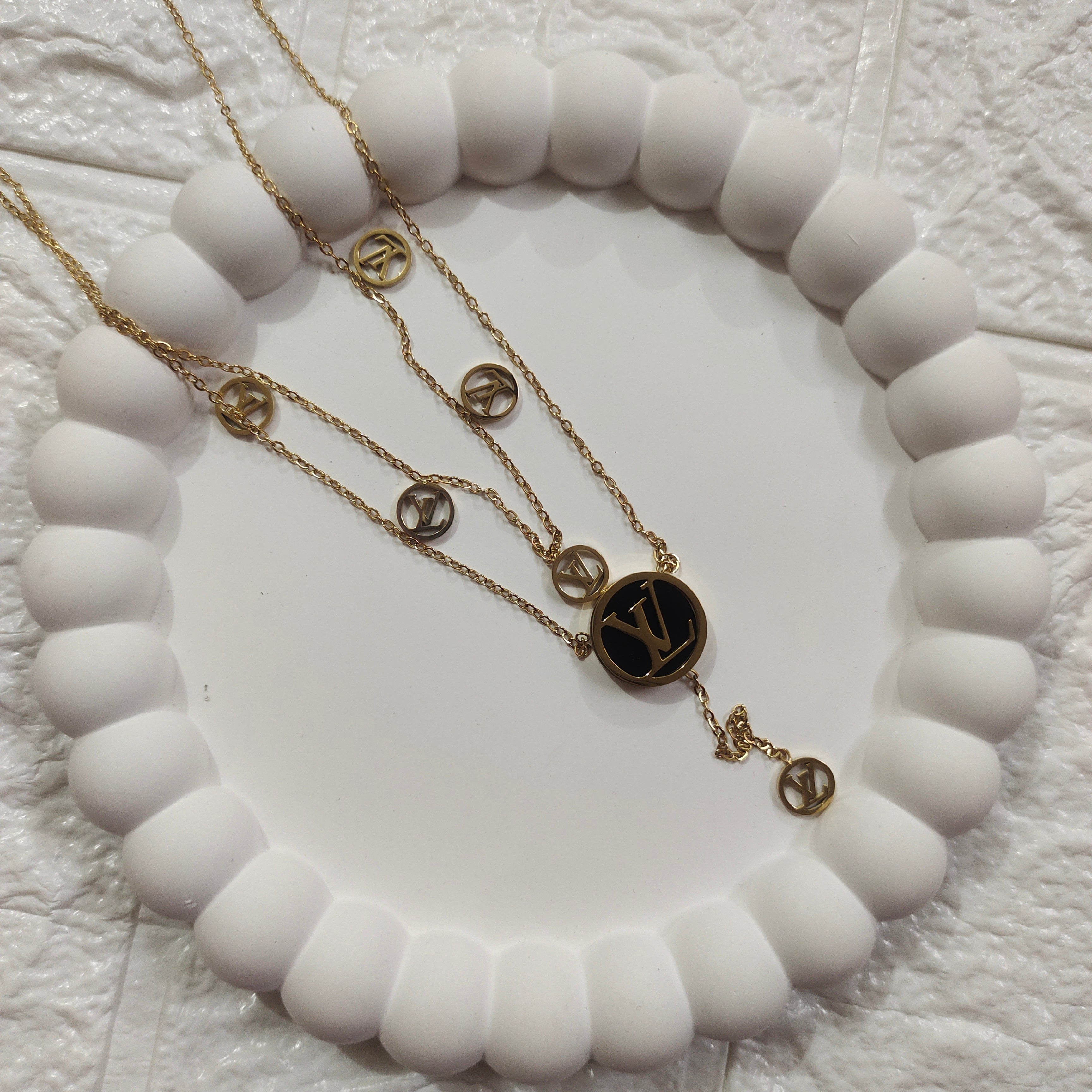 LV Double Layered Necklace